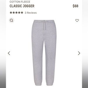 COTTON FLEECE JOGGER | HEATHER GREY - HEATHER GREY / XL x 1